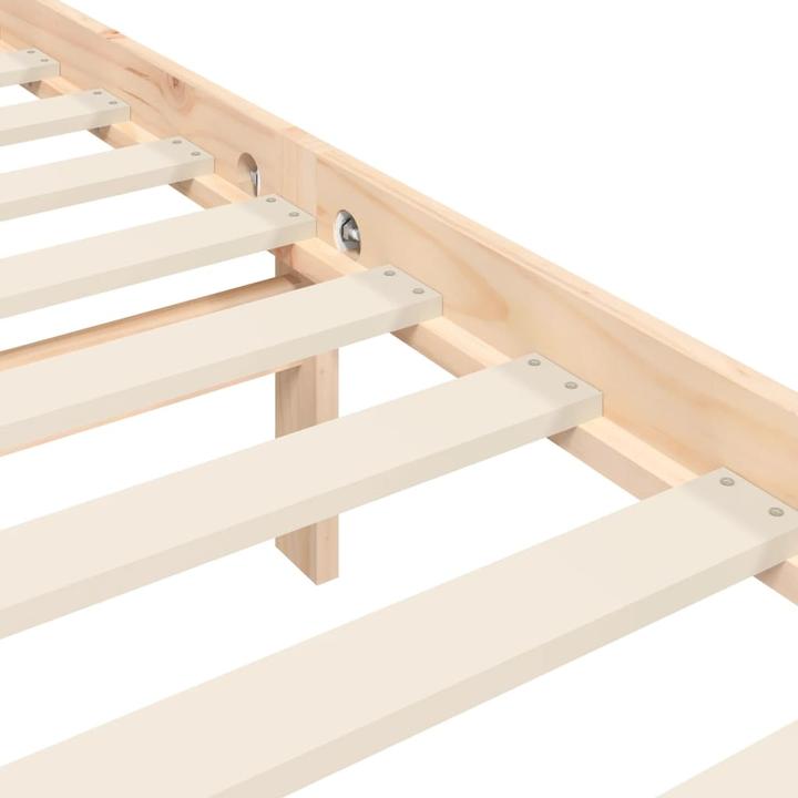 Produktbild VidaXL Massivholzbett mit Kopfteil 160x200 cm (150 x 200 cm)