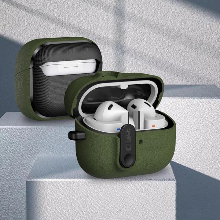 Produktbild Tech-Protect Slim Hook Samsung Galaxy Buds 3 / 3 Fe / 3 Pro Olivgrün