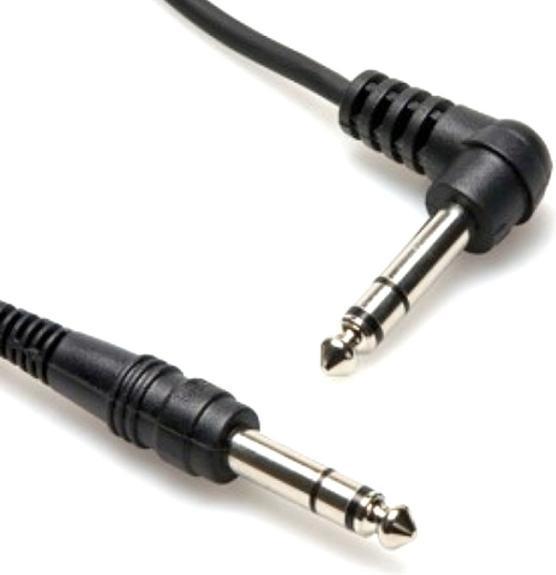 Actual product image Hosa CSS-110R stereo jack cable 3m angle-straight (3 m, 6.3mm jack cable)
