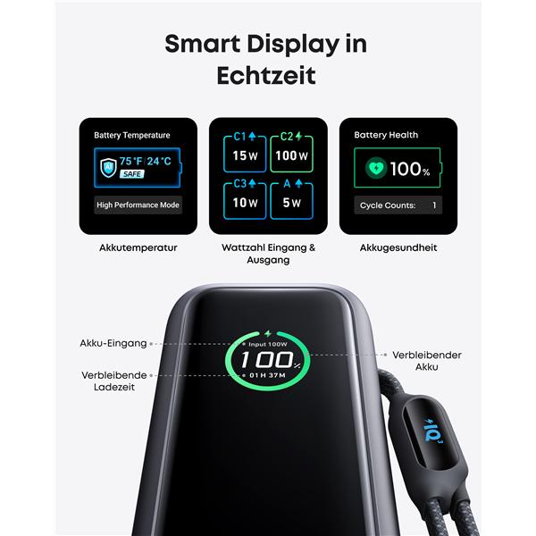 Image du produit Anker Laptop Power Bank (25000 mAh, 165 W, 90 Wh)