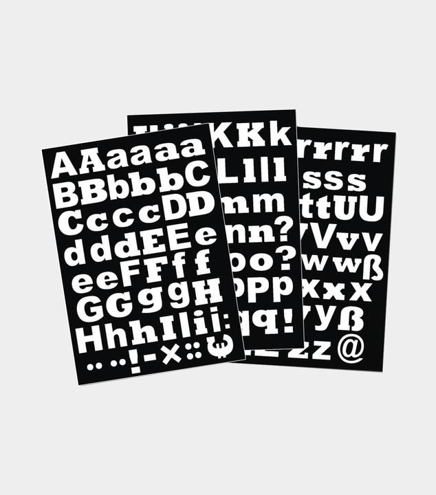 Image du produit I Am Creative Lettres adhésives grandes & petites