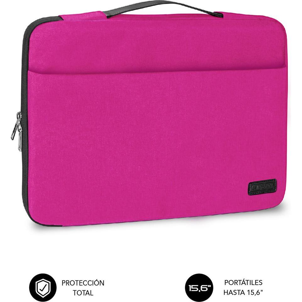 Subblim Funda Portatil Funda Ordenador Elegant Laptop Sleeve 15,6" Black (15.60"), Notebooktasche, Pink