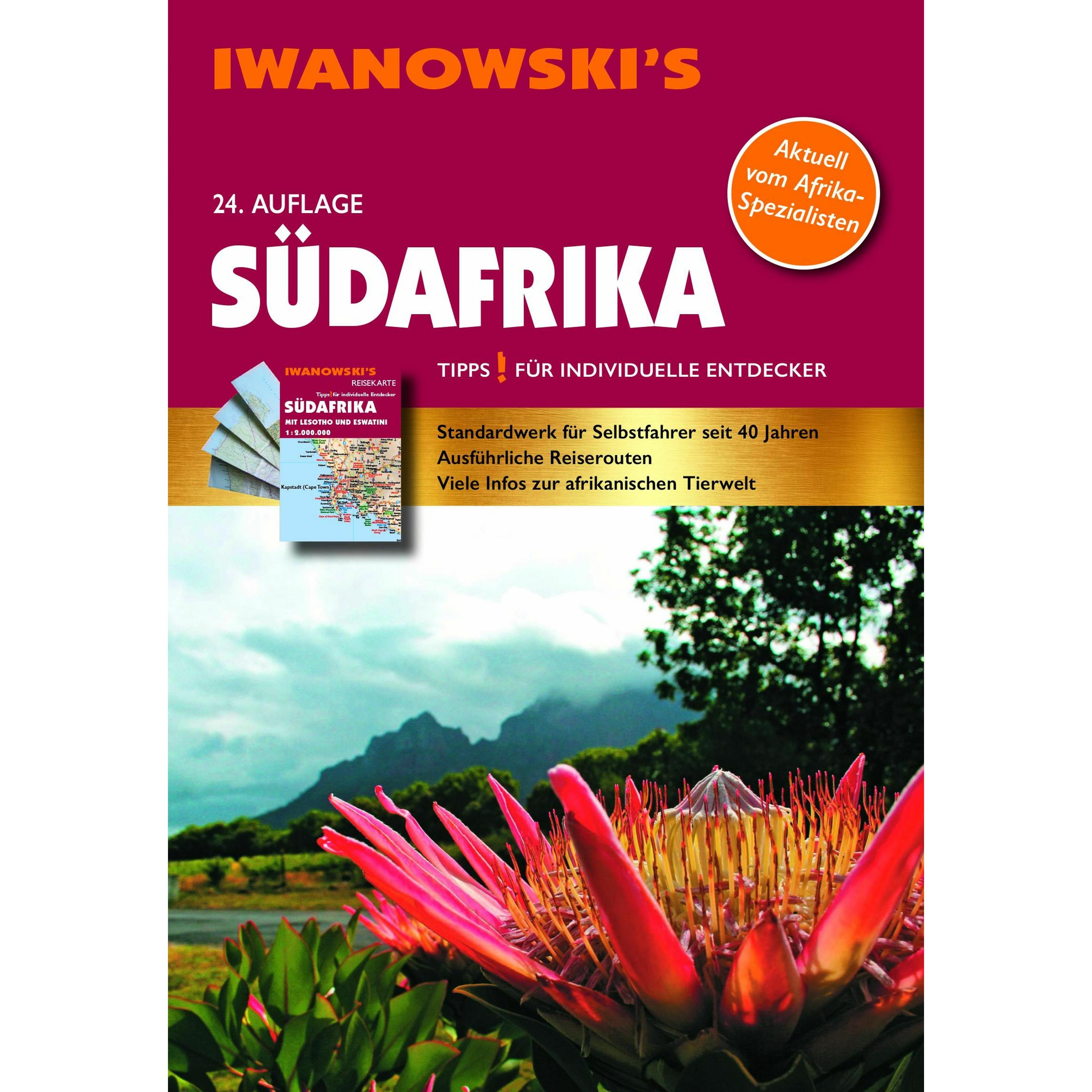 Südafrika - Reiseführer von, Landkarte