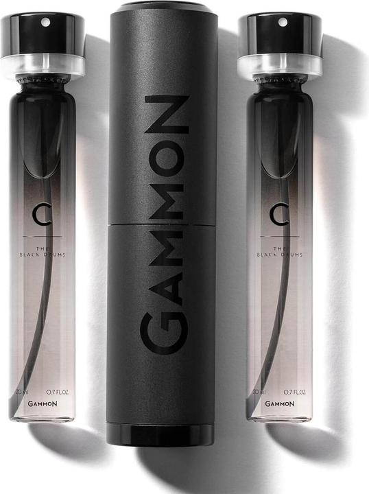 Produktbild Gammon 8802 Black Notes Parfum Starter-Set C (2x20 ml), das frisch-holzige BLACK DRUMS Herren Parfum (Eau de Parfum, 40 ml)