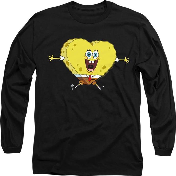 Produktbild Spongebob Squarepants HeartShaped TShirt Valentinstag (S)