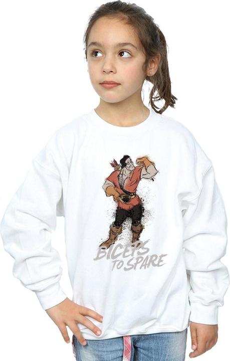 Produktbild Disney Beauty And The Beast Gaston Biceps To Spare Sweatshirt Mädchen (140, 146)
