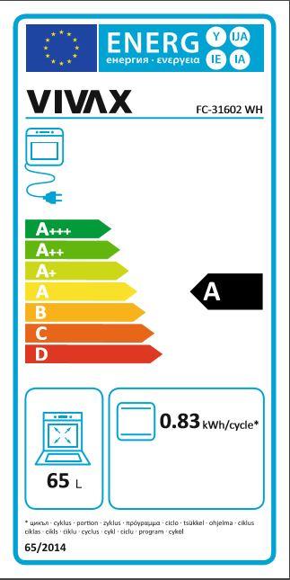 Energie-Label Vivax FC-31602 WH