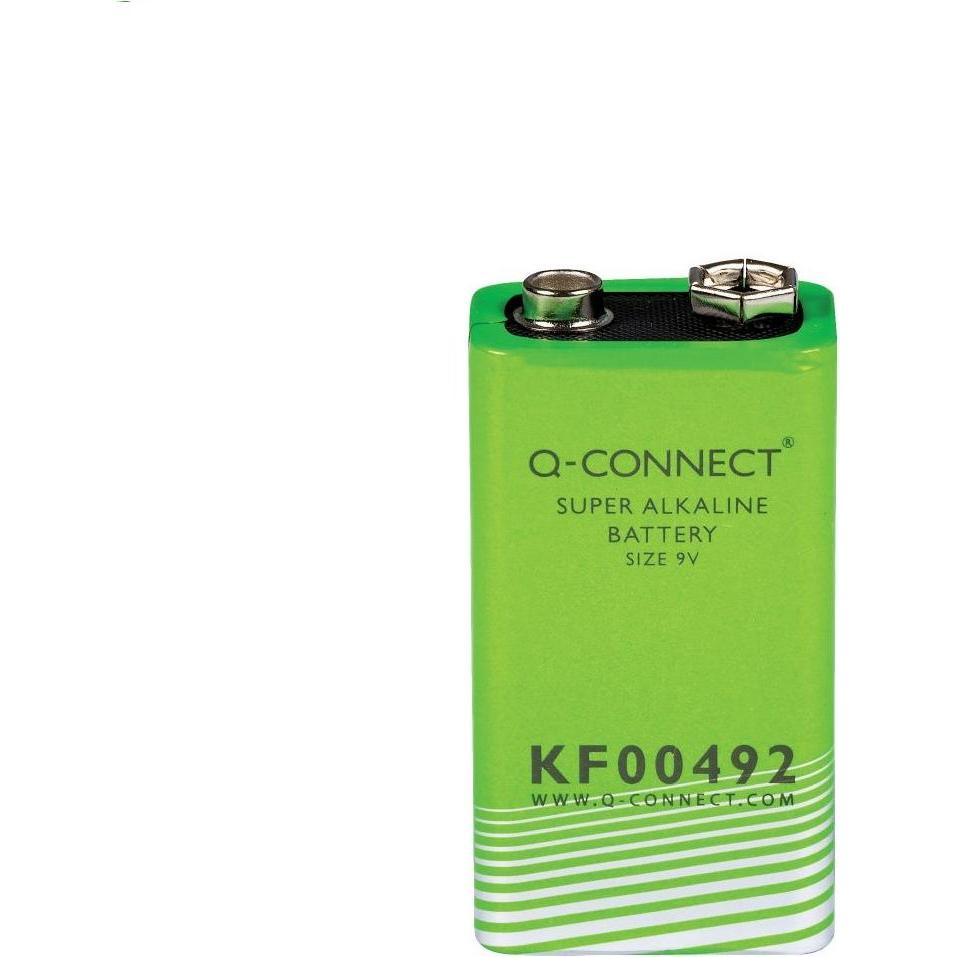 Q-Connect Batterie Super Alkaline E-Block (1 Stk.), Batterien + Akkus