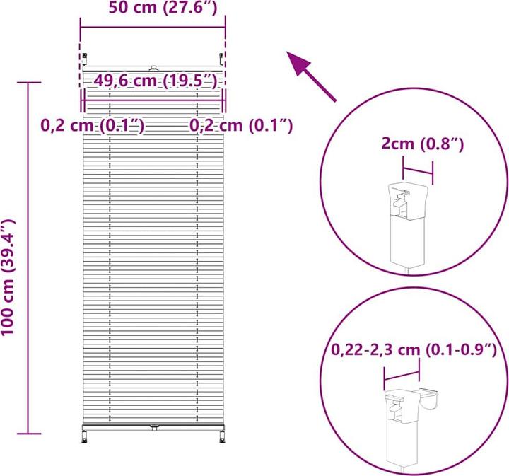 Produktbild vidaXL Eward (50 x 100 cm)