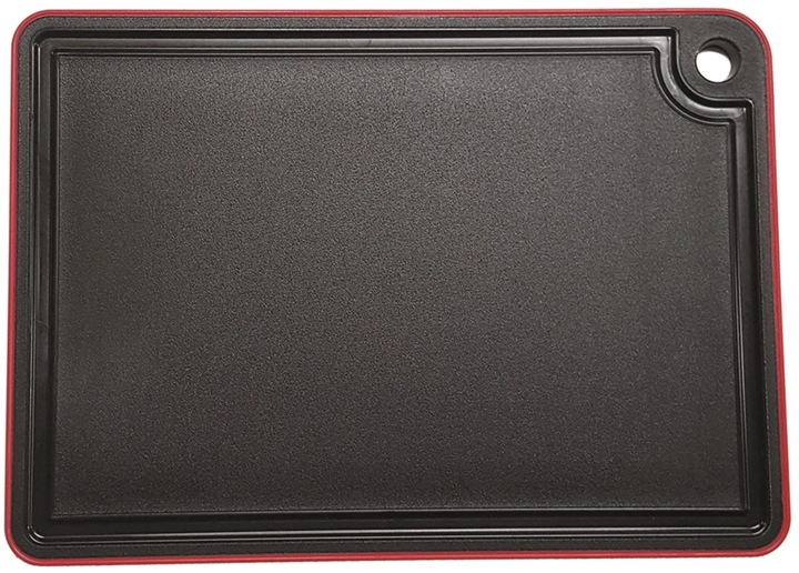 Produktbild Dalolindén Schneidebrett Mimmi gross 35x25x1cm Antirutsch-Rand rot