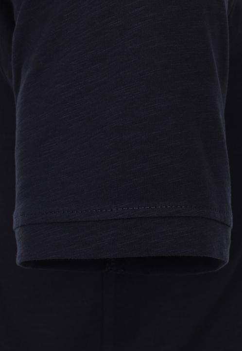 Produktbild Casa Moda T-Shirt Kurzarm-Henley-Shirt mit Print und Stickerei (XL)