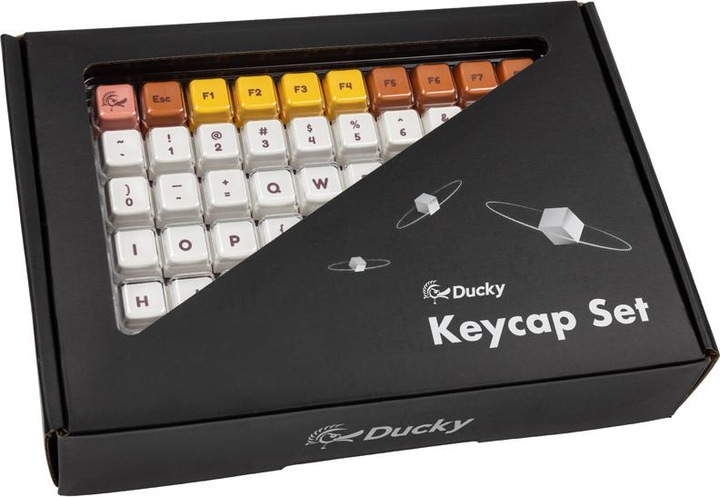 Actual product image Ducky Daisy PBT Dye Sublimation Set - 133 Keycaps