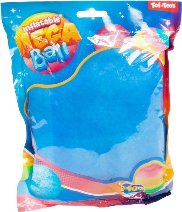 Actual product image Toi-Toys Megaball with bright colours 40 cm 6 assorted