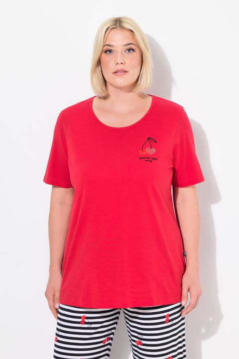 Produktbild Ulla Popken Pyjamashirt, Herzen, Halbarm (46, 48)