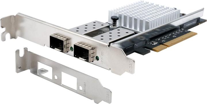 Exsys PCI-E Card Netzwerk SFP+ 2x 10 Gbit/s (Intel) (PCI-E x8)
