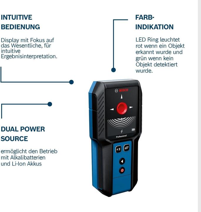 Actual product image Bosch Professional Rilevatore BOSCH GMS 120-27
