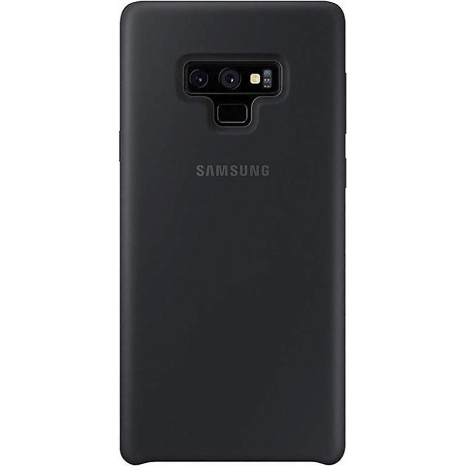 Samsung Silicone Cover (Samsung Galaxy Note 9), Smartphone Hülle, Schwarz