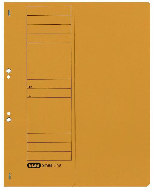 Actual product image Elba Cardboard eyelet stapler, yellow, official stapling half front cover, packed of 50 pcs. (A4, 1 x)