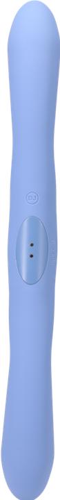 Actual product image Tryst Duet - Double Ended Vibrator with Wireless Remote - Periwinkle