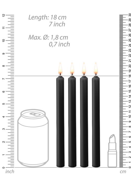 Produktbild Ouch! Teasing Wax Candles Large - Parafin - 4-pack