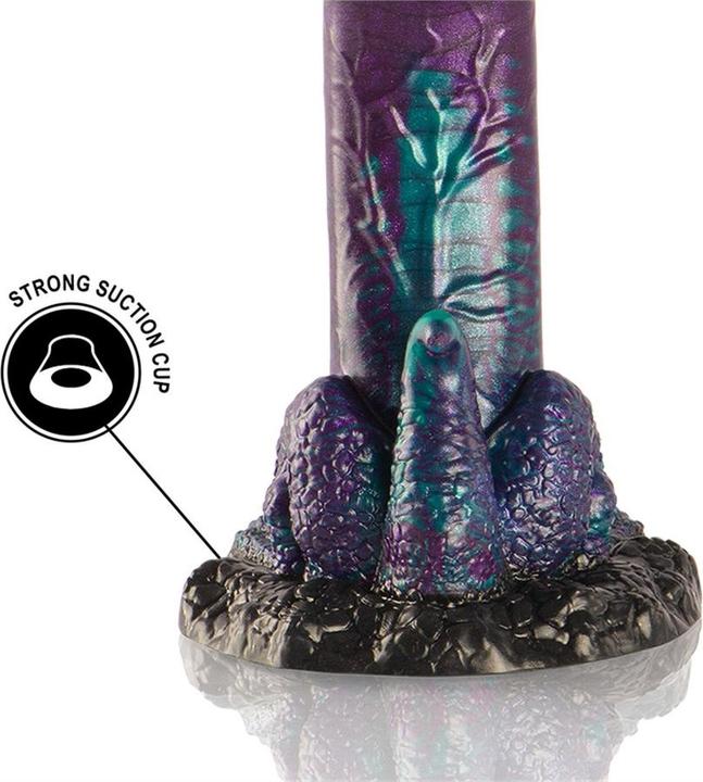 Actual product image Epic Basilisk Dildo Double Scaly Pleasure, Small Size