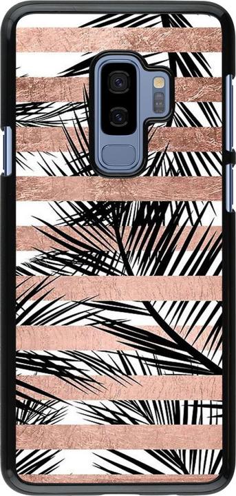 Actual product image PhoneLook Cover Palm trees gold stripes (Samsung Galaxy S9+)