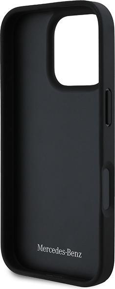 Actual product image Mercedes MEHCP16LARMBK iPhone 16 Pro 6.3" czarny/black hardcase Leather Urban (Apple iPhone 16 Pro)