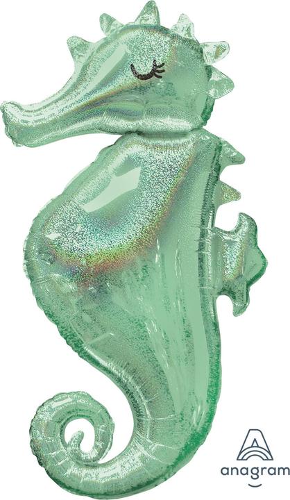 Actual product image Amscan Foil balloon hologram seahorse (1 x)
