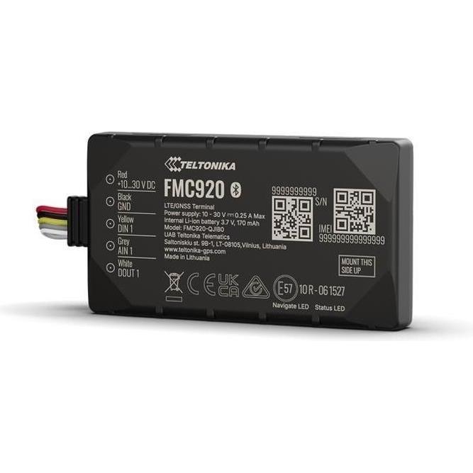 Teltonika, Accessori per navigatore GPS, FMC920 - Das beliebteste kompakte 4G LTE Cat 1-Modell für grundlegende Ortungszwecke