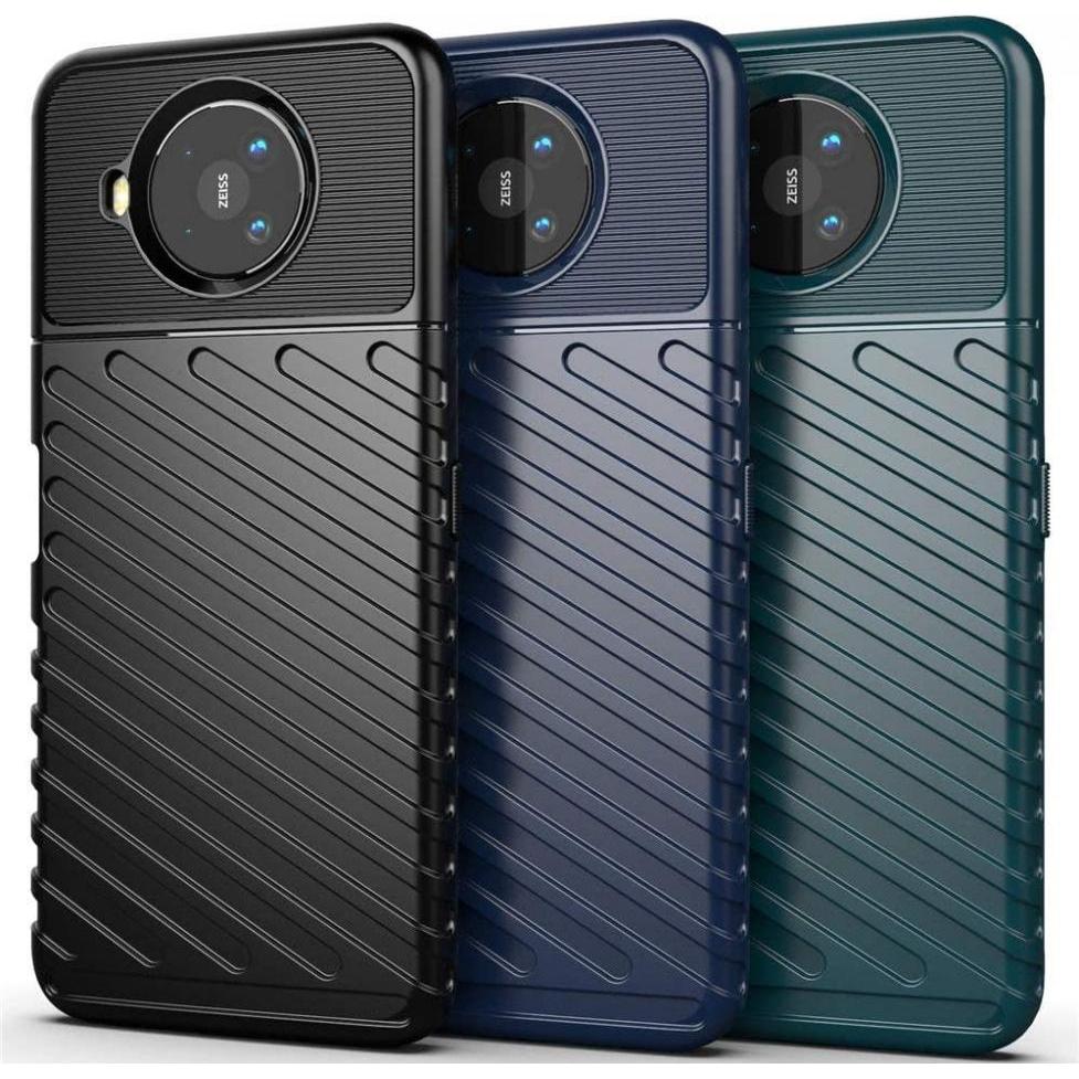 Screenguard Nokia 8.3 SpaceCase - Cover resistente agli urti (Nokia 8.3), Cover smartphone, Blu