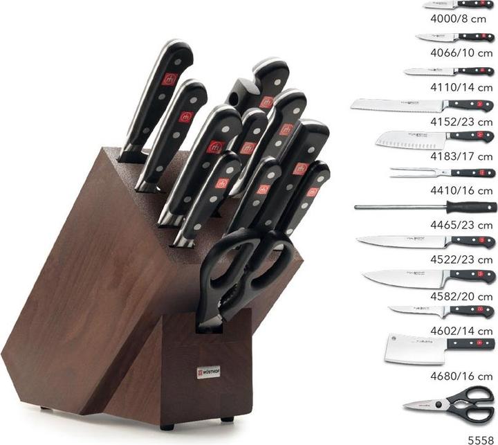 Produktbild Wüsthof Classic Messerblock mit Teilen Esche