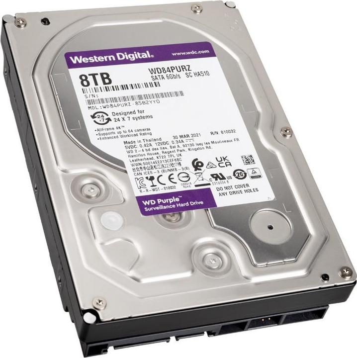 Produktbild WD Purple (8 TB, 3.5", CMR)