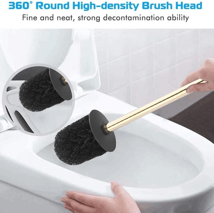 Image du produit Bgl Support mural pour brosse WC en or