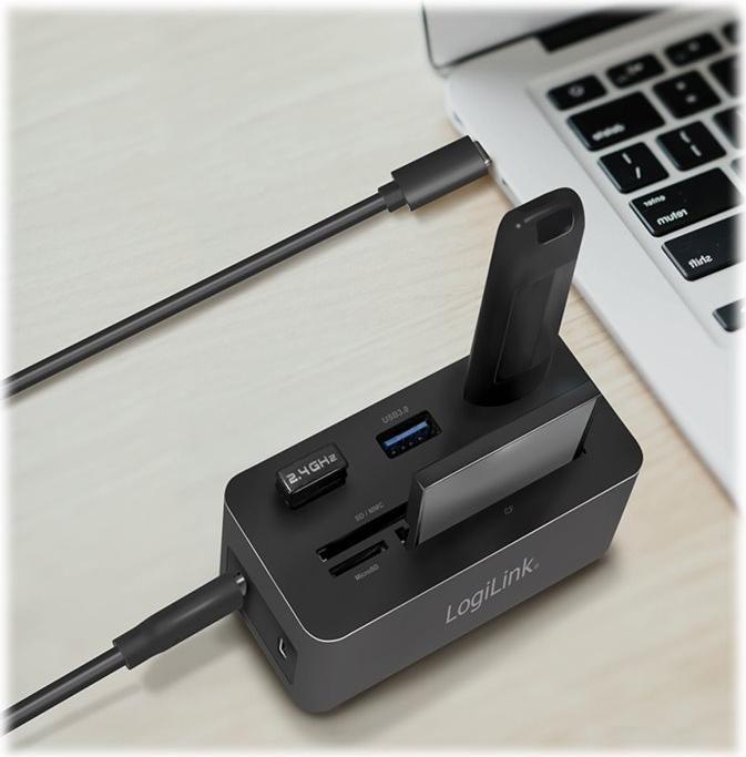 Actual product image LogiLink UA0370 (USB-C, 4 ports)