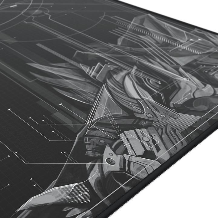 Produktbild Titanwolf Gaming Mauspad XXL, glattes Stoffgewebe, Speed Mausmatte 900 x 400mm grosse Fläche, HUD Motiv (Wide)