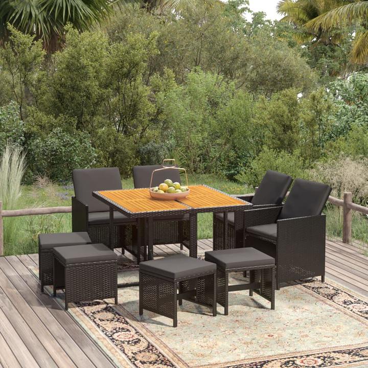 Produktbild vidaXL Garten Essgruppe (109 x 107 x 74 cm)