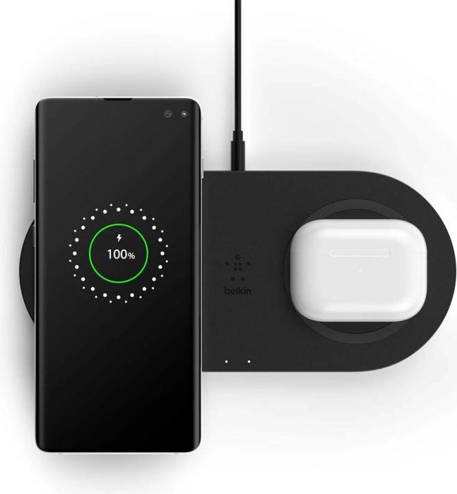 Produktbild Belkin Dual Wireless Charging Pad mit Netzteil (10 W)