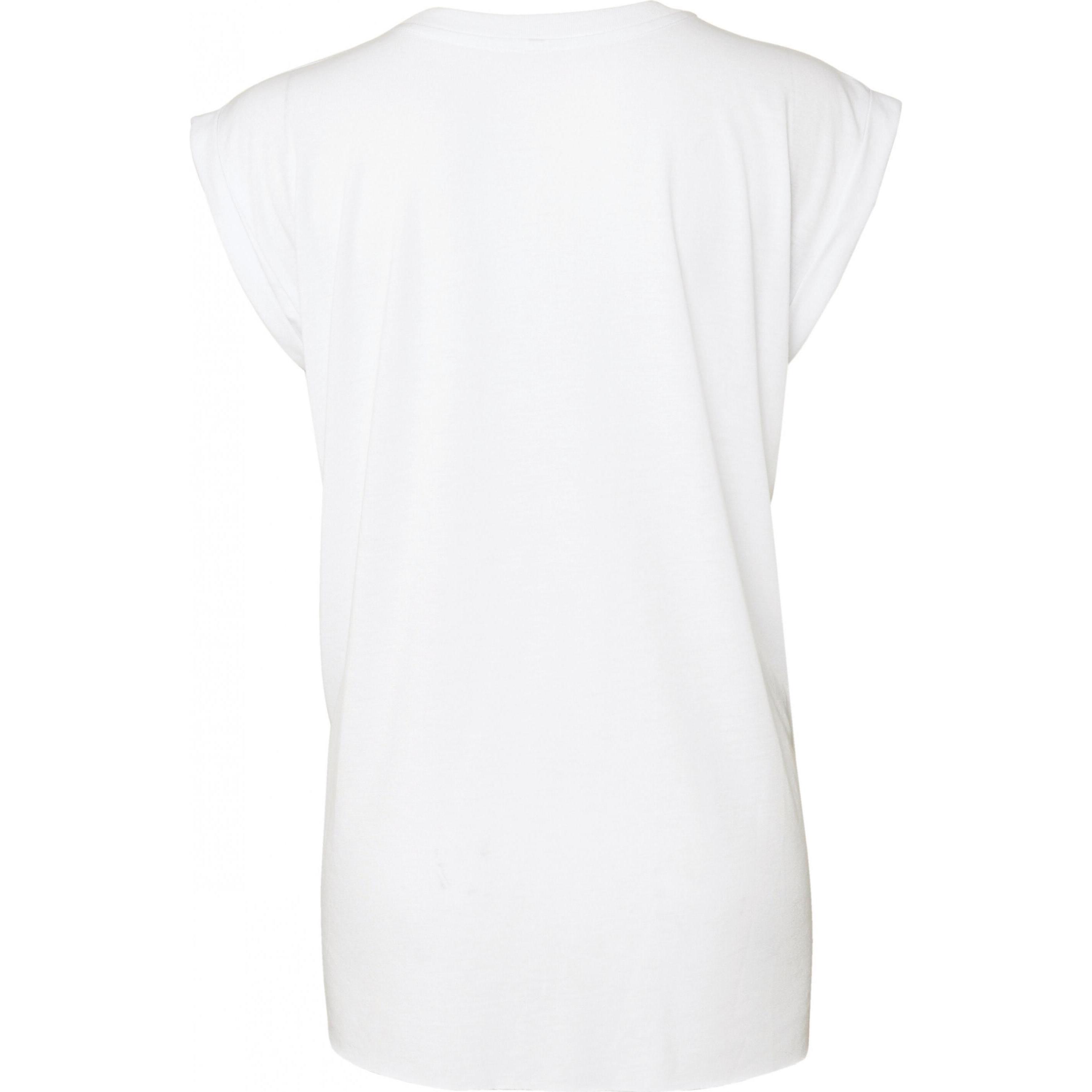 Thumbnail - Bella Canvas, Damen, Shirt, Flowy, Weiss, (S)