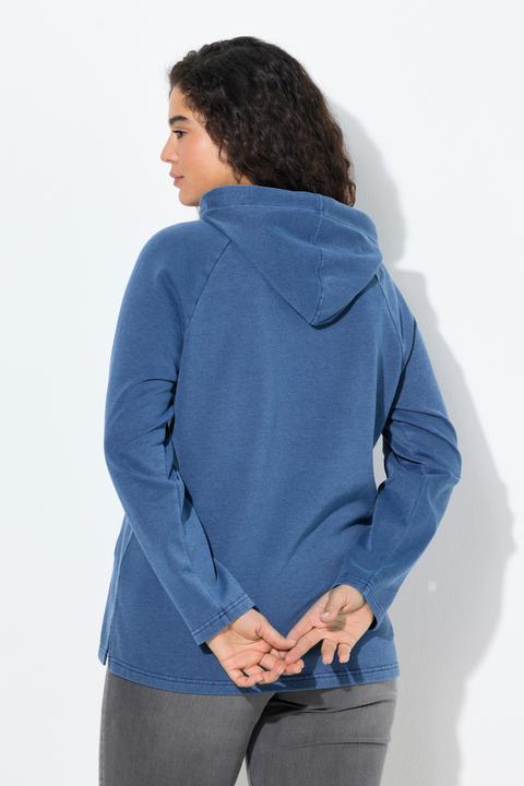 Immagine prodotto Ulla Popken Maglia dallo stile vintage con cordino decorato, cappuccio e maniche lunghe (54)