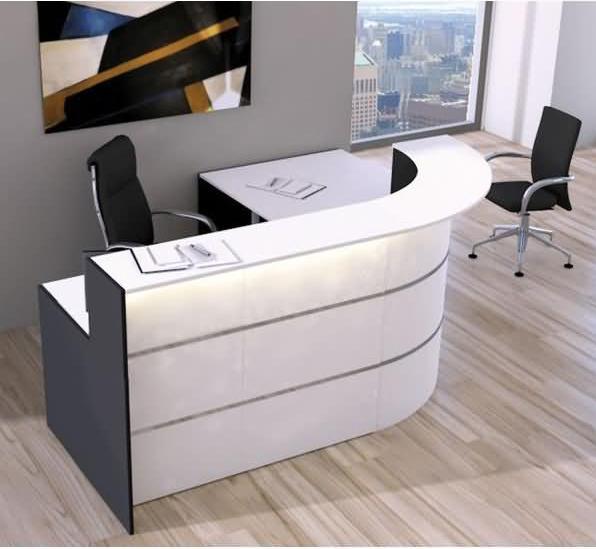 Actual product image Kerkmann BARI angle bracket w. Storage ws V2 3569 (235 x 200 x 112 cm)