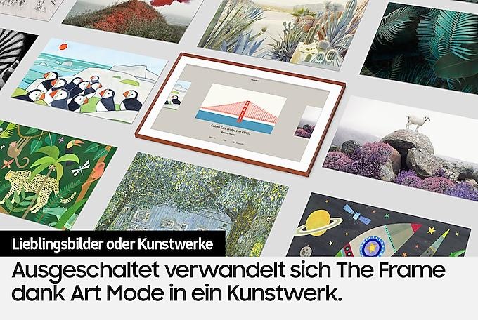 Actual product image Samsung The Frame QE32LS03T (32", QLED, Full HD, 2021)