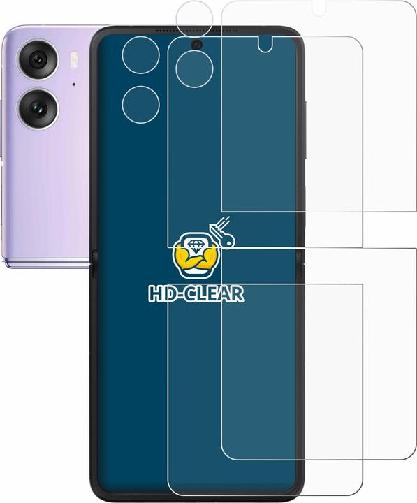 Produktbild BROTECT Schutzfolie Displayschutz Displayschutzfolie Folie Klar Transparent (2 Stück, Oppo Find N2 Flip)