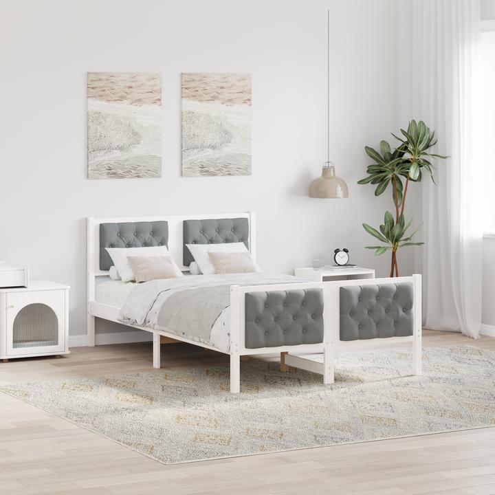Actual product image vidaXL Modernes Bett (120 x 190 cm)