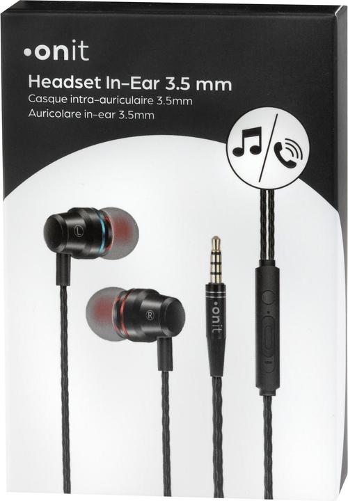 Produktbild Onit In-Ear-Kopfhörer (Keine Geräuschunterdrückung, Kabelgebunden)
