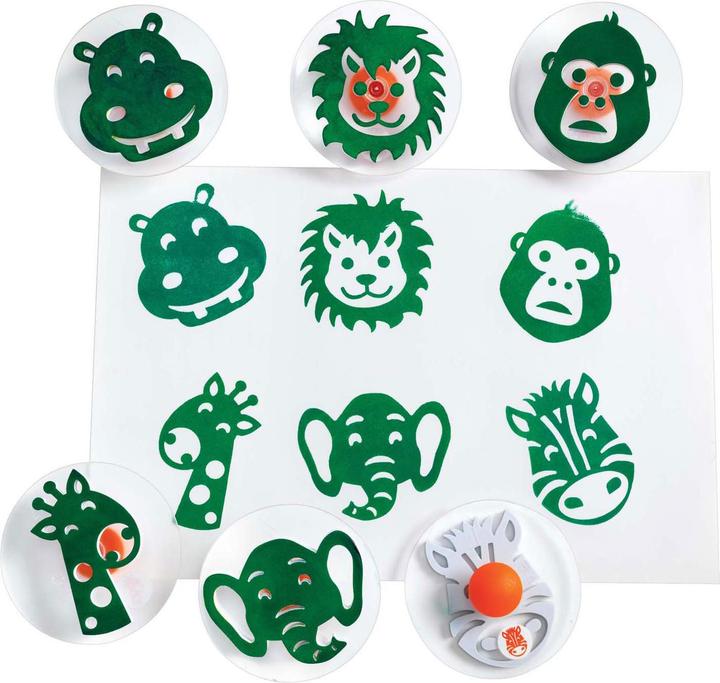 Produktbild Colorations - Easy Grip Stempeln Tiere