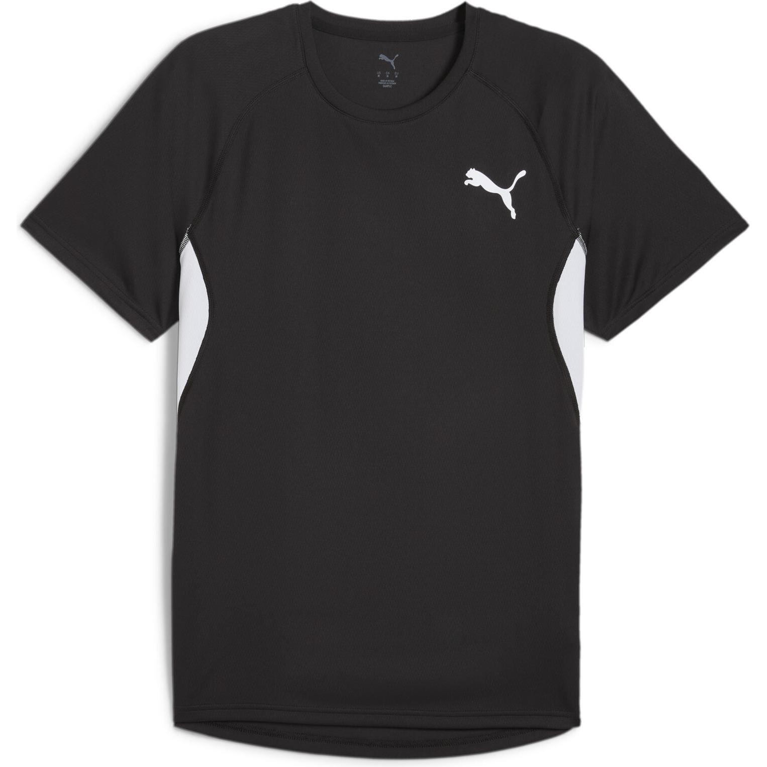 Puma, Herren, Sportshirt, M CROSS THE LINE TEE 3.0 (L), Schwarz, L