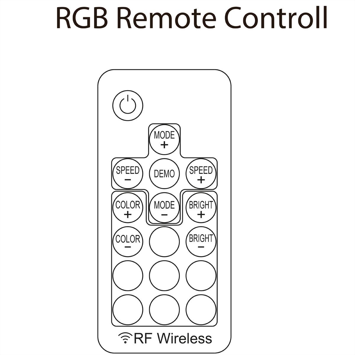 Thumbnail - Xilence RGB Controll Set für 12V-R-G-B- 4PIN-Anschlüsse, Fernbedienung, Schwarz
