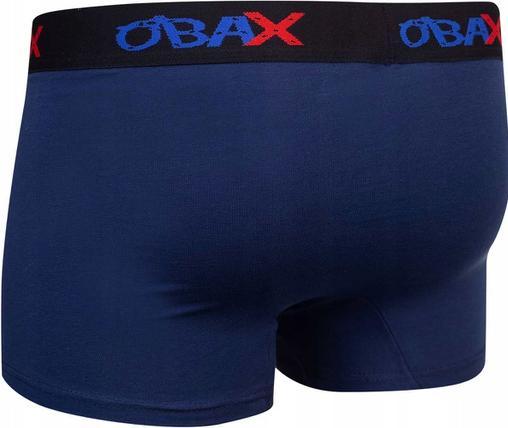 Actual product image Obax Men'S Boxer Underwear 3p Black/Navy Blue M (M)
