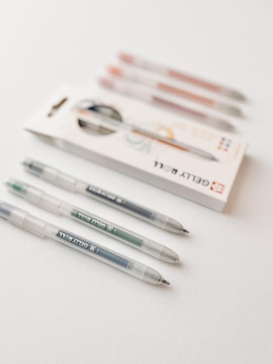 Productafbeelding Sakura Gelly Roll Retractable Classic Gelschreiber transparent 0,45 mm, Schreibfarbe: farbsortiert (Blauw, Groen, Lila, Oranje, Rood, Roze, 1x)