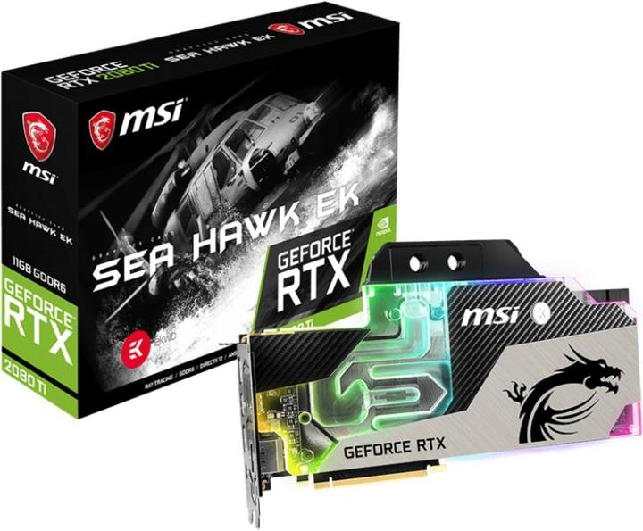 Produktbild MSI GeForce RTX 2080 Ti SEA HAWK EK X (11 GB)